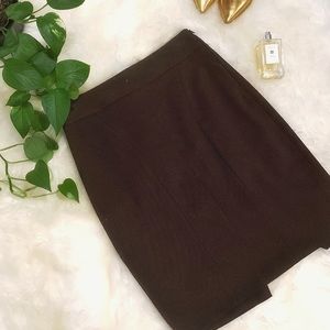 The Limited Studio 400 Brown Pencil Skirt